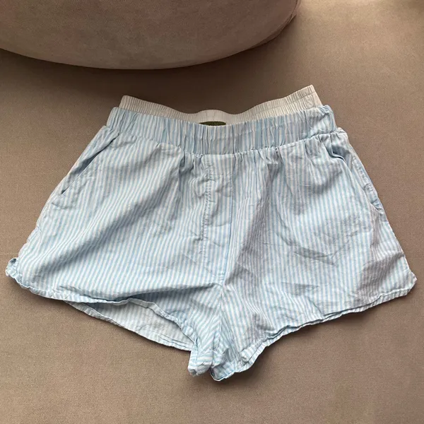Daily Drills Poplin Double Waistband Resort Short Blue Stripe XS/S - Image 2