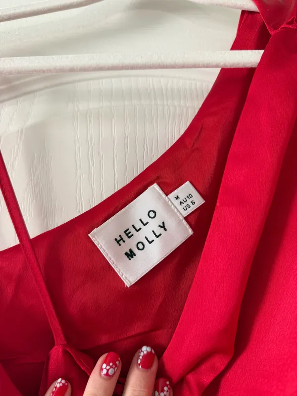 Hello Molly Colosseum Views Dress Red - Image 2