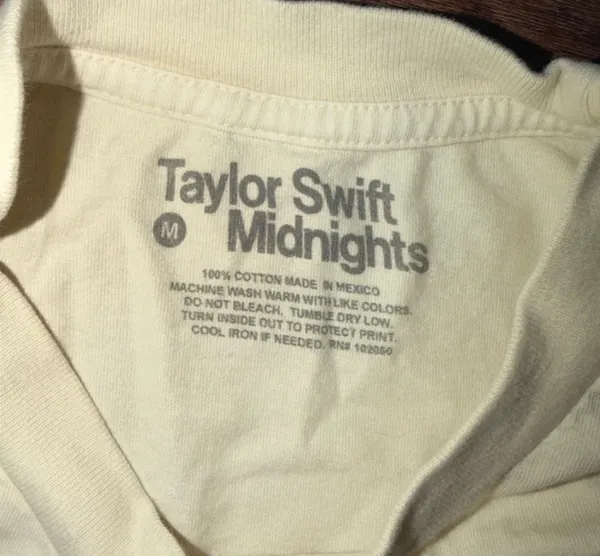taylor swift midnights tee !! oct 21 2022 concert style graphic 13 tracks - Image 5