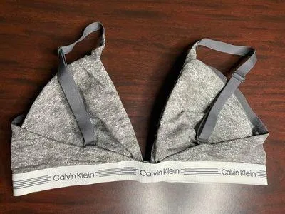 Calvin Klein Grey Bra Size Large - Image 3
