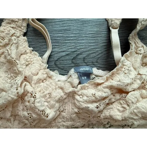 Aerie‎ Tan/Beige Bralette Size Medium - Image 3