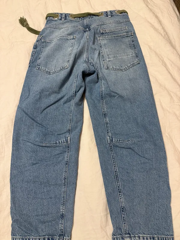 Free People We The Free Moxie Pull-On Barrel Jeans - Image 5