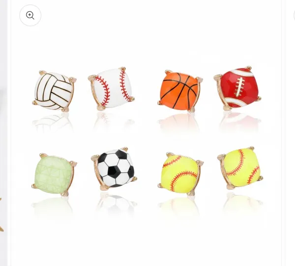 Sports Stud Earring - Image 2
