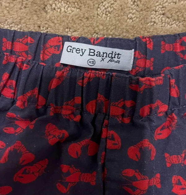grey bandit lobster shorts - Image 2