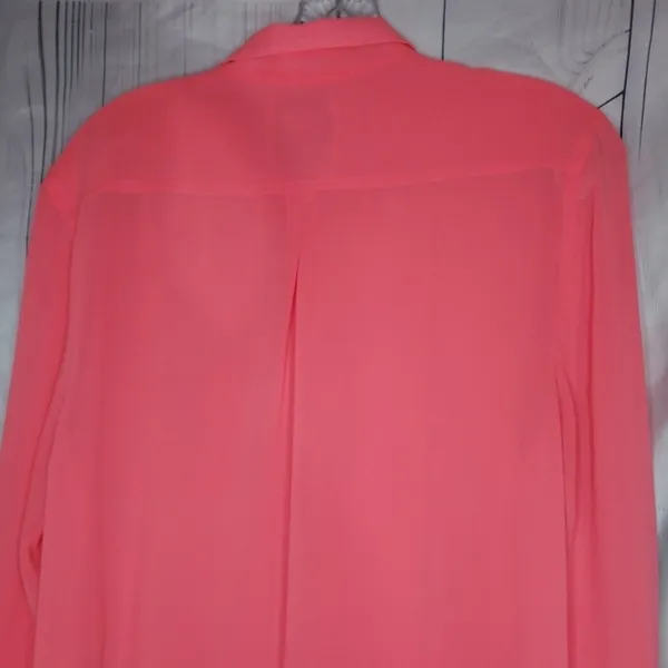 American Eagle Outfitters Button Down Layering Office Festival Sheer Blouse - Image 9