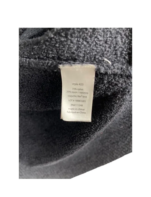 Barefoot Dreams CozyChic Lite in Black‎ Front Pockets Size XS - Image 7