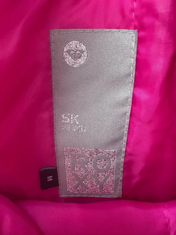 Roxy Hot Pink Women's 5k Silver Snow Pants - Image 2