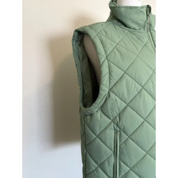 Billabong Adventure Division Transport Quilted Vest Size M Green - Image 3
