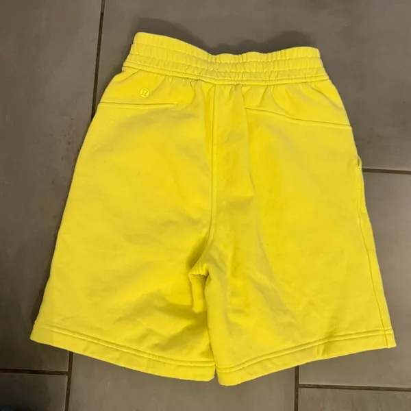 Lululemon Loungeful High-Rise Short 7" in Electric Lemon - Image 3
