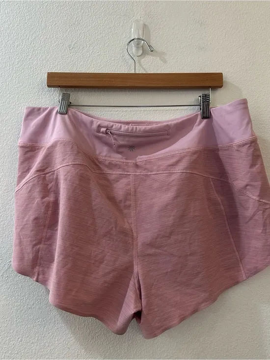 ATHLETA Run With It Textured 3.5”‎ Short Pink Size x-Large - Image 7