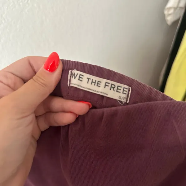 Free People We The Free Lola Side Tube Top with Asymmetric Hem Mauve - Image 6