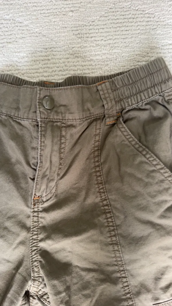 Army Green Hollister Cargo Pants - Image 2