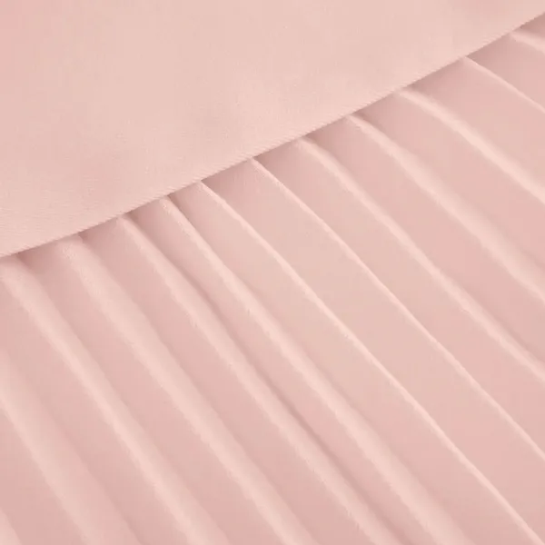 NWT Cider Pink Boat Neck Pleated A-Line Mini Dress Size S US 4 Coquette Ballet - Image 4