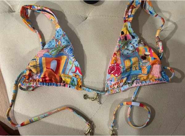 Bydee Cabana Cyprus Bikini Top Multiple Size M - Image 3