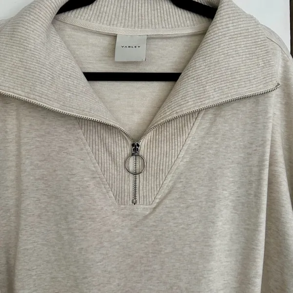 Varley Cream Half-Zip - Image 2