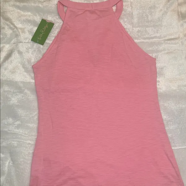 Lilly Pulitzer Pink Halter Tank Top size Small - Image 5