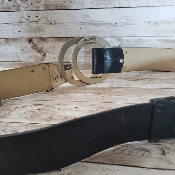 Chico's Chunky Belt with Oversized Buckle *DAMAGED BELT For Repair or Crafting* - Image 4
