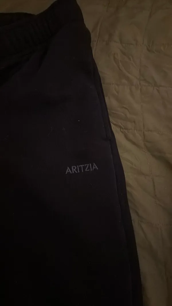 Aritzia Sweatfleece Mega Fit Navy Sweatpants - Image 4