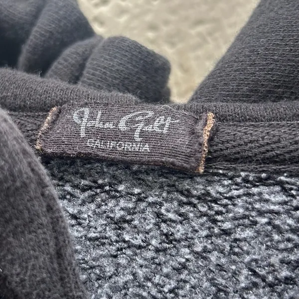 Brandy Melville John Galt Black CRYSTAL HOODIE one size - Image 8