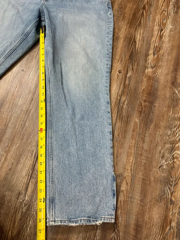 Abercrombie & Fitch The 90s Straight Ultra High Rise Curve Love Denim Jeans 12 - Image 4