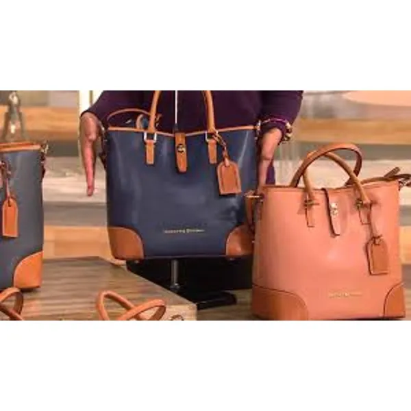 DOONEY & BOURKE Shelby Shopper Tote Bag Purse Leather Big TRAVEL OFFICE LARGE - Image 2