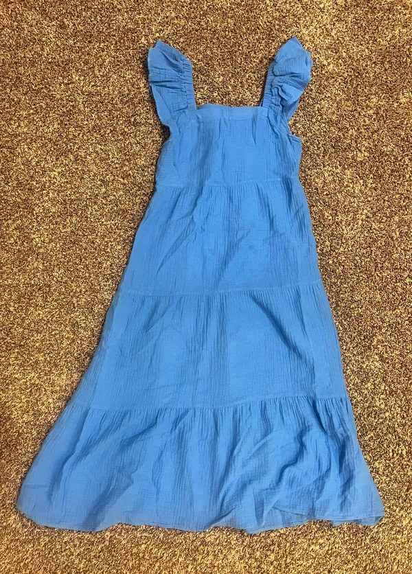 Mud Pie Long Blue Dress - Image 2