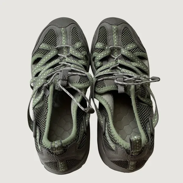 Chaco Fern Women 7 Green Brown Vibram Hiking Hybrid Water Shoes J104356 - Image 9