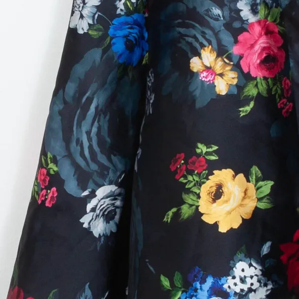 Sequin Hearts Womens Floral Hi Low‎ Sleeveless Cocktail Dress Size 3 Whimsigoth - Image 3