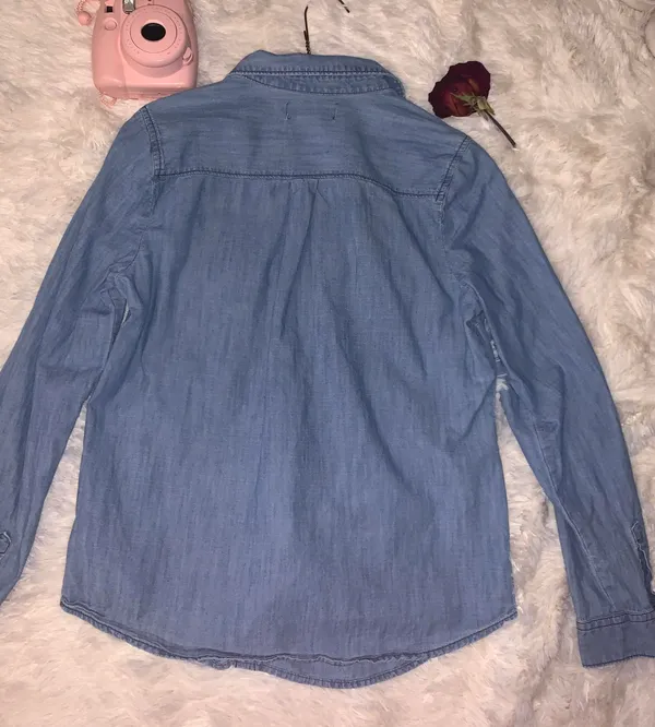 Long Sleeve Top Blue - Image 2