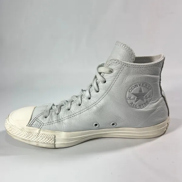 Converse Chuck Taylor All Star Hi‎ Leather Ghosted Blue Grey Sneakers A07132C 9W - Image 6
