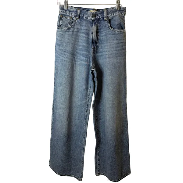 Madewell Superwide-Leg Jeans in Fannin Wash Rigid sz. 26 - Image 2