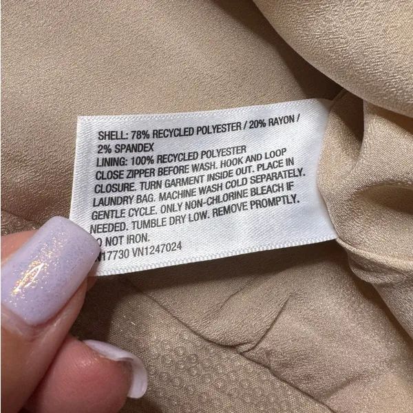 A New Day Cream Sequin Mini Skirt Size 12 NWT Party Holiday Going Out - Image 7