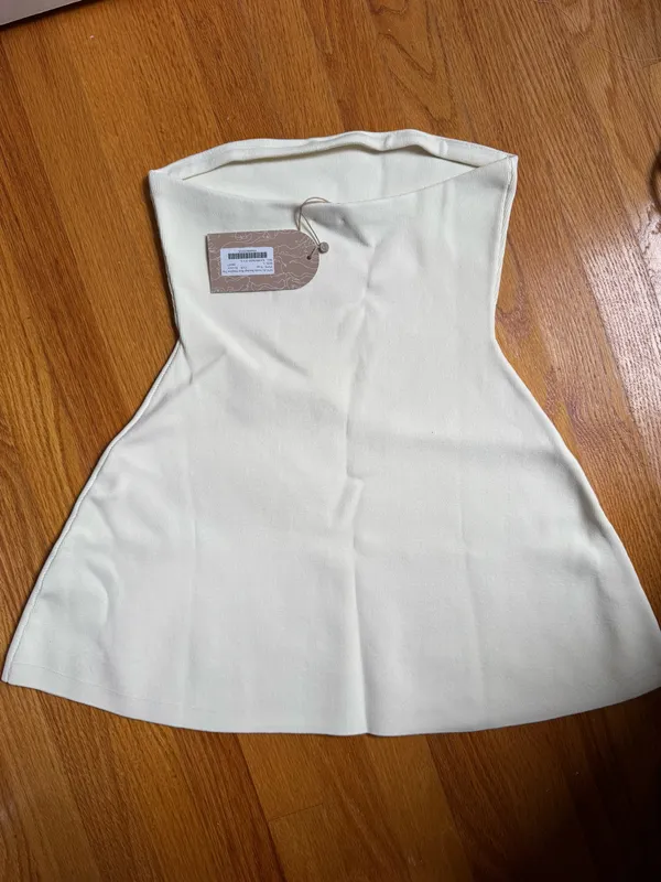Meshki anette bandage knit strapless top - Image 3