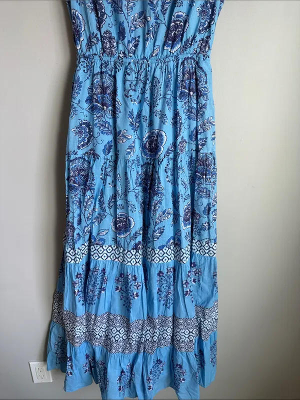 Tuckernuck Celina Moon Flavian Maxi Dress Medium - Image 11