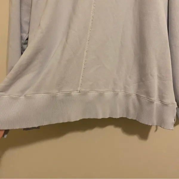 Aerie Ice Blue Oversized Pullover Crewneck size Large - Image 8