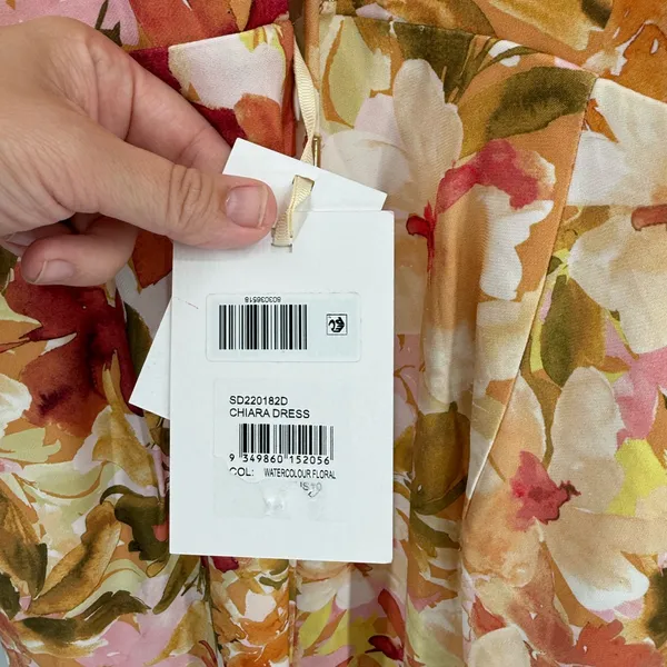 Significant Other Chiara Dress - Watercolor Floral Open‎ Back Dress Size 10 - Image 8