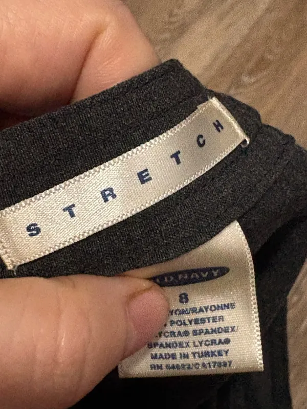 Old Navy Black Stretch Pants with Drawstring Waist - Image 6