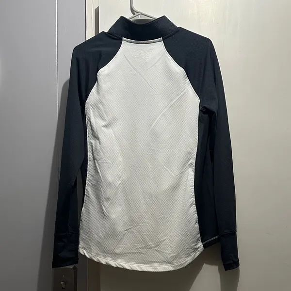 Black and White Quarter-Zip Pullover Under Armour - Image 3