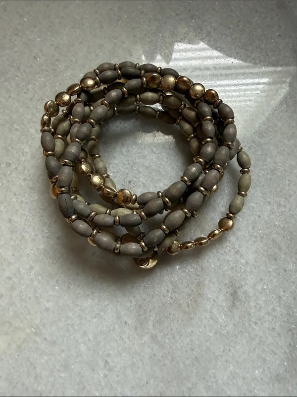 Plunder sage earthy multi stretch beaded bracelet fashion jewelry set new 8 pc - Image 8