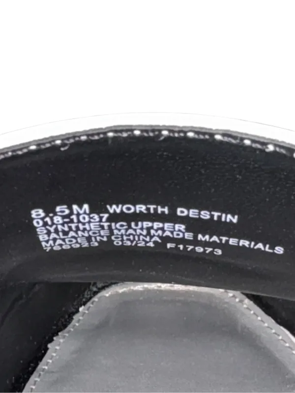 Worthington Destin Women’s 8.5 Loafer Mules Black White Patent Penny NWT - Image 8