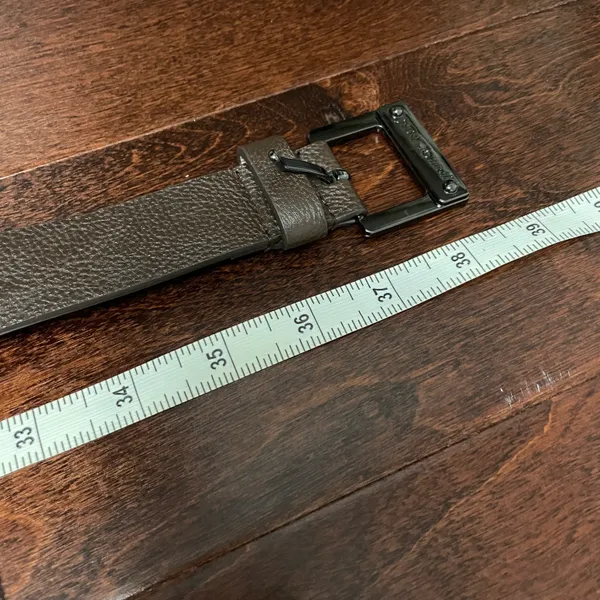 Betsey Johnson Dark Brown Belt With Leopard Interior Print 38” - Image 6
