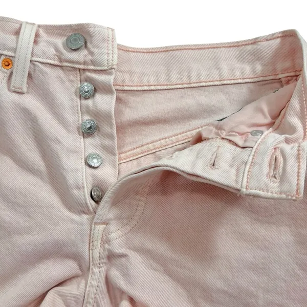 Levi’s Pink 501 Button Fly Denim Shorts‎ - Image 4