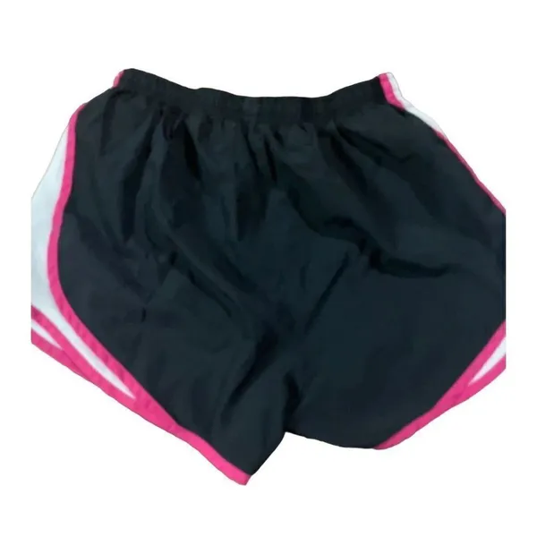 Nike Dri‎ fit womens black pink athletic shorts sz small - Image 2