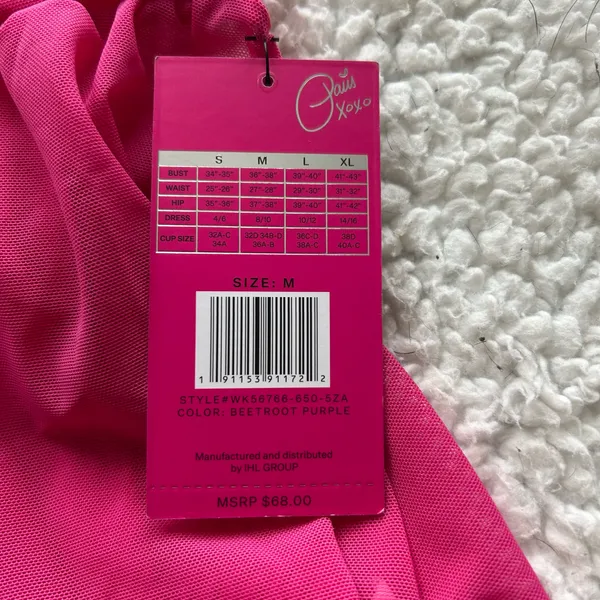 NWT Paris Hilton Pink mesh lounge set Size M - Image 3