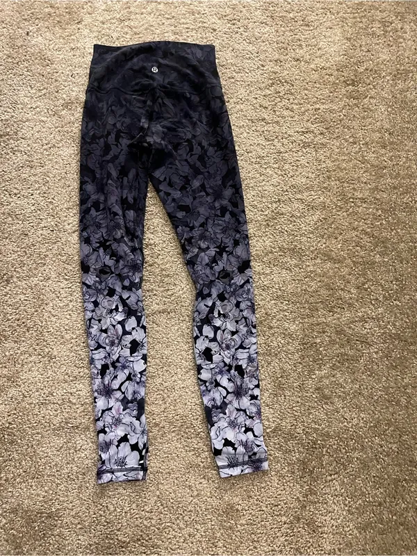 Lululemon align pant 28” nightfall Blossom size 4 - Image 6