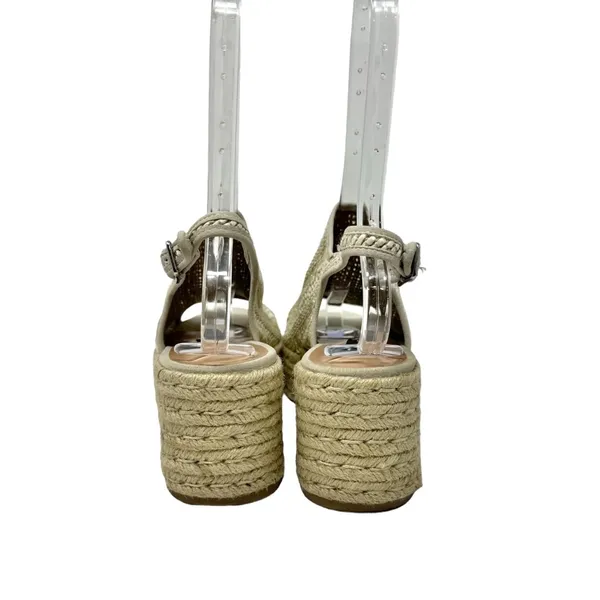 Steven By Steve Madden Courage Jute Espadrille Wedges Taupe Size 10 - Image 7