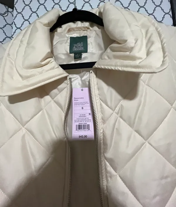 Brand New White Bomber Jacket - Image 5