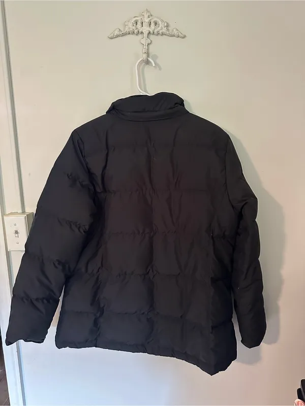 LL Bean down filled puffer coat black large - Image 5