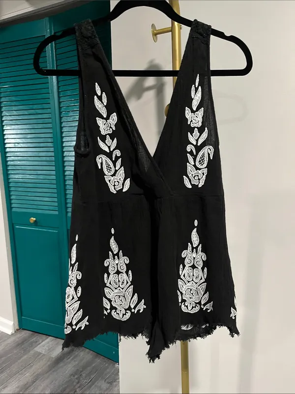 RARE - FREE PEOPLE - NW(partial)T Songbird Romper XS - Image 4