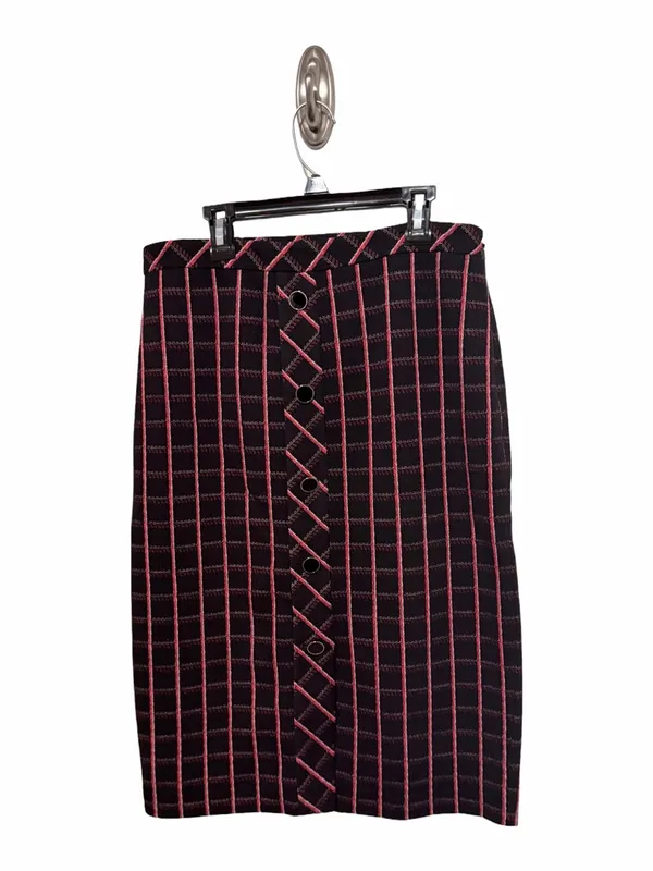 NEW Ann Taylor Curvy Fit Pencil Skirt with Windowpane Check Size Medium - Image 2